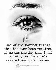 an eye with the words, one of the hardest things that has ever been required to