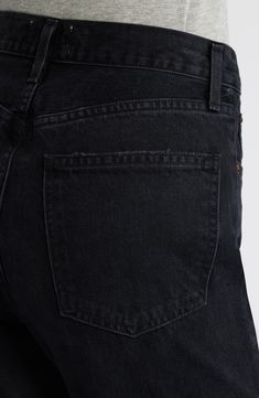 Inspired by '90s styles and thoroughly ripped at the knees, these nonstretch jeans hug the hips and loosen into classic, full-length straight legs. 29 1/2" inseam; 15 1/2" leg opening; 12" front rise Button fly Five-pocket style 100% regenerative cotton Machine wash, tumble dry Made in the USA Oxford Heels, Walker Shoes, Platform Slippers, Swimsuit Cover, Denim Jumpsuit, Comfortable Dress, Fashion Help, Dress Romper, Holiday Outfits