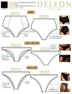 Flat / Cad Sketches & Line Sheets by Kim Honeycutt at Coroflot.com Pola Bra, Diy Swimwear, Sewing Swimwear, Bra Sewing Pattern, Projek Menjahit, Lingerie Patterns, Sewing Lingerie