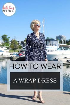 Black Wrap Dress Work, Accessorizing Wrap Dress, Wrap Dress With Jacket, Wrap Dress With Sneakers, Shoes To Wear With Wrap Dress, Styling Wrap Dress, How To Style Wrap Dress, Styling A Wrap Dress, Wrap Around Dress Outfit