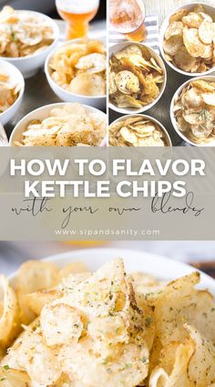 how to flavor kettle chips with your own blends - the perfect way to use them