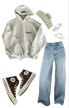 Look Grunge, Looks Pinterest, Outfit Inspo Casual, Trendy Outfits For Teens, Cute Lazy Day Outfits, Cute Outfits For School, Simple Trendy Outfits, Mode Inspo, Cute Everyday Outfits