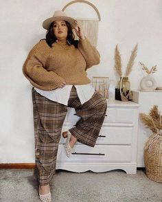 Plus Size Business Attire, Plus Size Winter Outfits, Chique Outfit, Plus Size Fall Outfit, Plus Size Fall Fashion, Business Casual Outfits For Work, Curvy Outfits, Professional Outfits