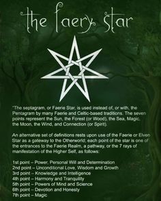 the faerie star is an important symbol for many people to see in their life, and it