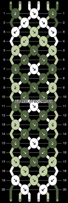 the diagram shows how to make an ornament with numbers and symbols on it