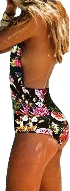 floral print monokini swimwear Makeup Stain, How To Stretch Boots, Monokini, Floral Print, Floral Prints, Floral