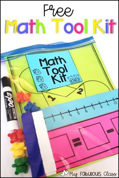 this free math tool kit is perfect for kids to practice their numbers and counting skills