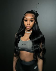 13x4.5 Silky Straight Hair HD Lace Full Frontal Wig Human Hair Pre Plucked With Bleached Knots Nurse Hairstyles, Hair 2025, Silky Straight Hair, Straight Human Hair Wigs, Frontal Wig Hairstyles, Birthday Hairstyles, Wig Install, Relationship Pics, Bow Hairstyle