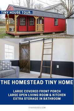 the tiny house tour is going on and it's ready to be moved in