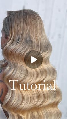 Roaring Twenties Hairstyles Long, Old Money Waves Bridal Hair, Hair Waves Style, Old Waves Hollywood, Side Swept Hollywood Waves, Gatsby Long Hairstyles, Formal Hairstyles For Long Hair Down, How To Old Hollywood Waves, Veronica Lake Hair Tutorial