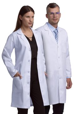 PRICES MAY VARY. SIZE TIP: Remember this is a Unisex lab coat. Please refer to the size chart in the product images to best help select your desired size for your gender. If you fall between 2 sizes, we recommend the smaller size for a more fitted/flattering look and the larger size for better movement. FIT: This unisex lab coat offers a relaxed and comfortable fit suitable for all body shapes and sizes. FABRIC: Industrial grade fabric made up of 65% Polyester & 35% Cotton with a hardwearing but Lab Coats For Men, Doctor Coat, Lab Coats, Safety Clothing, Coat Design, Medical Professionals, Remember This, Mens Coats, Body Shapes