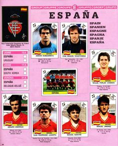 the spanish soccer team's roster for their match against spain in 1994 - 94