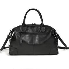 The Serpatura Timeless Tote Companion is crafted from genuine leather, features a secure zipper closure, and measures approximately 15 inches by 6 inches by 9.5 inches. Her Closet, Everyday Chic, Black Leather Handbags, Wristlet Wallet, Office Casual, Retro Chic, Retro Stil, Casual Everyday, Casual Bags