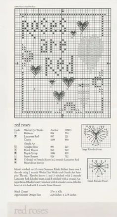 the cross stitch pattern is shown in black and white