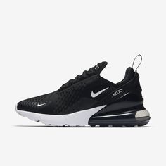 Nike W Air Max 270 [AH6789-001] Women Casual Shoes Black/Anthracite-White BRANDS Adidas Asics Converse Mizuno New Balance Nike Puma Reebok Saucony Skechers Under Armour kixpress / NIKE / W AIR MAX 270 W AIR MAX 270 AH6789-001 BLACK/ANTHRACITE-WHITE NIKE   SHOES   CASUAL   WOMEN W AIR MAX 270 100% AUTHENTIC guarantee, carried from brand authorized retailer. NOT factory seconds, variants, or fakes. Brand new with original box, never worn or tried on. Comes with original lace and any original acces Nike Air Max 270 Women, Womens Nike Air Max 270, Nike 270, Nike Shoes Air, Air Shoes, Nike Air Shoes, Air Max Shoes, Nike Air Max For Women, Cute Nike Shoes