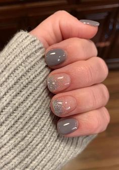 Mom Nails, Christmas Nail Art Ideas, Sns Nails Colors, Short Gel Nails, Cute Gel Nails, Thanksgiving Nails, Nail Nail, Dipped Nails, Nail Art Ideas