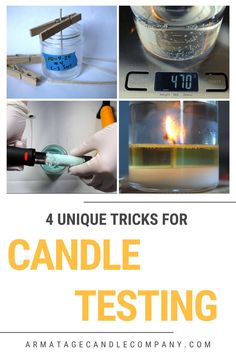 four unique tricks for candle testing