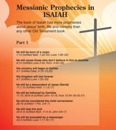 Messianic Prophecies in Isaiah Messianic Prophecies In Isaiah, Book Of Isaiah Bible Study, Quickview Bible, Isaiah Bible Study, Messianic Prophecies, Quick View Bible, Isaiah Bible, Book Of Isaiah, Bible Books