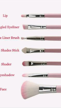 Mekap Tips, Types Of Makeup Brushes, Makeup Brush Uses, How To Use Makeup, Skin Tone Makeup