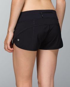 Run: Speed Short 4-Way Stretch; Color: black; Size: XS or S Black Lululemon Shorts, Lulu Lemon Shorts, Yoga Iyengar, Shorts Lululemon, Lululemon Shorts, Vinyasa Yoga, Lulu Lemon, Active Wear Shorts, Mini Shorts