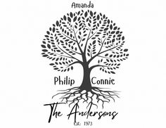 the logo for phillip connie's treehouse