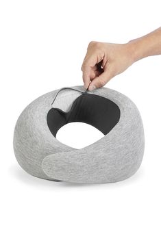 A versatile travel pillow featuring a 360° ergonomic design offers full neck support to help maintain proper spinal posture and prevent neck and back pain. The soft stretchy cover is removable and machine washable, while the adjustable hook-and-loop closure provides a comfortable, customized fit. This travel-friendly design also features a compressible memory-foam core that compresses to 60% of its size so it can easily be stored in its included travel pouch. 27" length x 6 1/2" widest width Adj Travel Pillow Diy, U Shaped Pillow, Neck Pillow Travel, Neck And Back Pain, Road Trip With Kids, Memory Foam Pillow, Travel Diy, By Plane, Neck Support