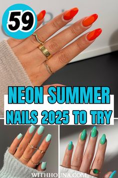 Are you into the trend of neon nails? We've been obsessed over these neon nail designs of 2025 and these vibrant neon nail colors for summer. Thus, we've got you everything from neon nail ideas summer, neon nail inspo, neon nail designs, neon nail ideas bright colors, short neon nails, pink neon nails design, green neon nails design, neon nail ideas 2025, bright neon nail designs, and so much more.