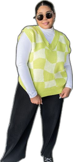 Sweater Vest Fits, Checkered Sweater Vest, Vest Fits, Checkered Sweater, Sweater Vest, In Store, Neon, Collage, Pins