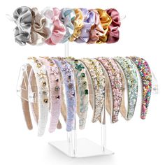 PRICES MAY VARY. 🎀Keep organized-Say goodbye to mess!AOFLLU headband holder is here to keep your jewelry and headband organized and easily accessible.No more digging through drawers or tangled messes-just grab and go! 🎀Good quality-Crafted from sturdy,non-brittle acrylic, acrylic headband holder ensures durability that lasts.Say goodbye to flimsy holders that break easily-this headband organizer is built to withstand everyday use. 🎀Secure your hair accessories-Designed with raised edges and s Headband Stand, Hair Accessories Organizer, Acrylic Headband, Headband Storage, Scrunchie Holder, Hair Product Storage, Headband Display, Headband Organizer, Accessories Organizer