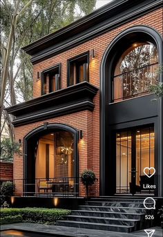 an image of a house that is on the phone screen and has stairs leading up to it