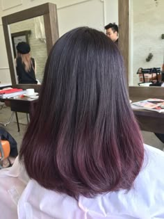 Without Bleach Hair Color Ideas, Red Hair Colour Without Bleach, Hair Colour Ideas For Short Black Hair, Highlights For Black Hair Without Bleach, Short Black Hair Color Ideas, Wine Colour Hair Highlights, Straight Coloured Hair, Hair Highlights Without Bleach, Hair Colours For Straight Hair