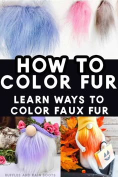 how to color fur learn ways to color faux fur with this fun and easy guide