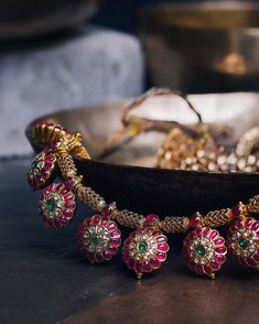 Jaipur Jewelry, Rajputi Jewellery, Beaded Necklace Designs