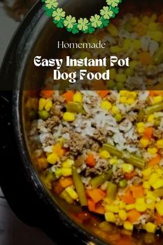 Homemade Easy Instant Pot Dog Food Insta Pot Dog Food Recipe, Instant Pot Dog Food Recipes Turkey, Instapot Dog Food Recipes, Homemade Dog Food Recipes Vet Approved Instant Pot, Instapot Dog Food, Homemade Dog Food Instant Pot, Instant Pot Dog Food Recipes, Homemade Dog Food Vet Approved