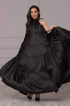 Maxi Satin Abaya Dress Elegant Cocktail Dress Formal Floor - Etsy Gothic Black Ball Gown, Gothic Floor-length Party Dress, Gothic Black Prom Gown, Black Gothic Prom Gown, Elegant Black Gown For Halloween, Elegant Black Halloween Gown, Gothic Gown For Halloween Party, Gothic Halloween Party Gown, Black Gothic Satin Dress