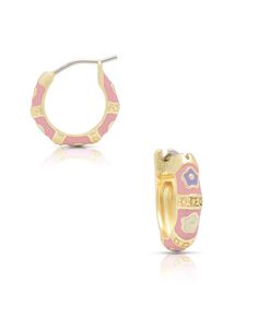 Kids jewelry, children's jewelry, kids earrings – Lily Nily Fun Hoop Earrings, Trendy Pink Enamel Jewelry, Pink Huggie Heart Earrings For Pierced Ears, Pink Heart Huggie Earrings For Pierced Ears, Pink Heart Charm Huggie Jewelry, Pink Nickel-free Huggie Hoop Earrings, Nickel-free Pink Huggie Hoop Earrings, Pink Huggie Hoop Earrings Nickel Free, Pink Nickel-free Huggie Jewelry