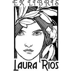 the logo for extra libras featuring a woman's face with flowers in her hair