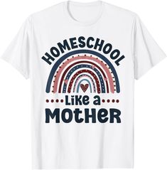 New! Homeschool like a mother First Day of School Homeschool Gift Unisex T-Shirt was just added to eBay. Check it out! #eBay #eBaySeller Homeschool Tshirt, Educational T-shirt For School Events And Back To School, Homeschool Mama Shirt, Blue Cotton T-shirt For Mother's Day, Homeschool Gifts, Homeschool Shirts, First Day Of School