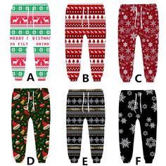 Buy (1PC) Hot trousers Men Women Pants Christmas 3D Print joggers Pants at Wish - Shopping Made Fun Christmas 3d Print, Printed Jogger Pants, Christmas 3d, Trousers Men, Joggers Pants, Printed Joggers, Women Pants