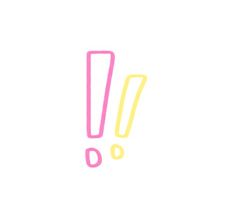 a neon colored line drawing of an object