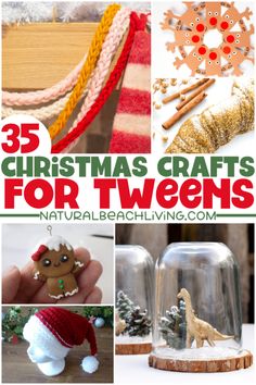 35+ Christmas Crafts for Tweens and Teens - Natural Beach Living Diy Sleepover Crafts, Christmas Crafts For 8 Yr Girl, Christmas Craft For Kids Age 10, Ornament Crafts For Teens, Christmas Ornaments For Teens To Make, Christmas Crafts 10 Years Old, Holiday Crafts For Middle Schoolers, Teen Christmas Crafts Diy, Christmas Crafts For Boys 8-10