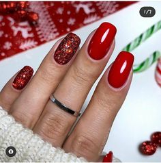 Nails Images, Alex Trebek, New Years Nail Designs, Nails Trends, Christmas Gel Nails, Nail Style, Nails Red, Nails Polish