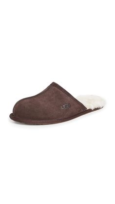 PRICES MAY VARY. Full-grain leather upper 17mm sheepskin insole Foam footbed Suede outsole Recycled polyester binding Mens Uggs, Luxury Store, Curator Style, Pharmacy Gifts, Full Grain Leather, Binding, Leather Upper, Slippers, Slip On