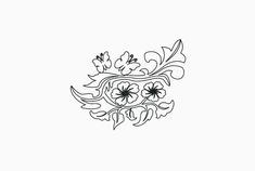 a black and white drawing of flowers on a white background with the words,'i love