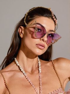 Tierney Butterfly Crystal Sunglasses Step up your style game with the exquisite Tierney Butterfly Crystal Sunglasses. These unique butterfly-shaped frames are crafted to perfection, offering a touch of elegance and sophistication that elevates any outfit. Stunning Design & Quality Craftsmanship Butterfly Shape: The distinctive shape is both fashionable and eye-catching, making you stand out in every setting. Crystal Detailing: Intricate crystal accents add a luxurious touch that will turn heads Crystal Sunglasses, Butterfly Crystal, Unique Butterfly, Butterfly Shape, Step Up, Your Style, Sunglasses, Crystals, Design