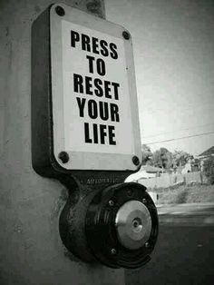 a sign that is on the side of a building saying press to rest your life