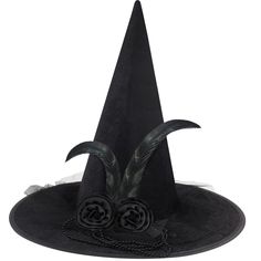 PRICES MAY VARY. UNIQUE & STYLISH DESIGN: This Witch Hat features a beautiful combination of roses and feathers, making it an eye-catching accessory for any Halloween costume or party outfit.It adds an extra element of fun and spookiness to your look PERFECT FIT:This Witch Hat is designed to fit most women. It has a comfortable headband that keeps the hat securely in place. The witch hat is lightweight and easy to wear, allowing you to enjoy your Halloween celebrations VERSATILE AND MULTI-PURPOS Wizard Hats, Black Witch Hat, Outfit Comfortable, Women Halloween Costume, Halloween Costume Party, Witch Hats, Witch Halloween Costume, Witches Hat, Halloween Witch Hat