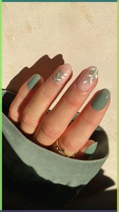 Kutek Disney, Nail Salon Design, Green Nail Designs, Nail Art For Beginners, Colorful Nails, Her Nails, Cute Gel Nails, Diy Spring, Short Acrylic Nails Designs