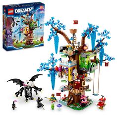 the lego batman tree house is in its box