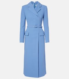 Tiana Closet, Emilia Wickstead Dress, Coat Dresses, Grace Rose, Belted Wrap Coat, Elegant Classy Outfits, Star Master, International Clothing, Valentino Dress